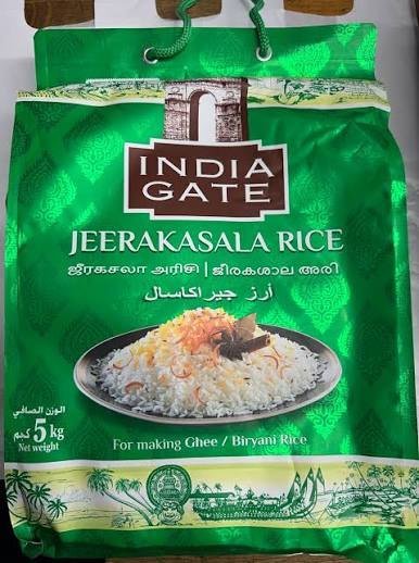 India Gate Jeerakasala Rice 5kg