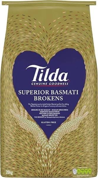 Tilda Superior Basmati Broken Rice 20kg